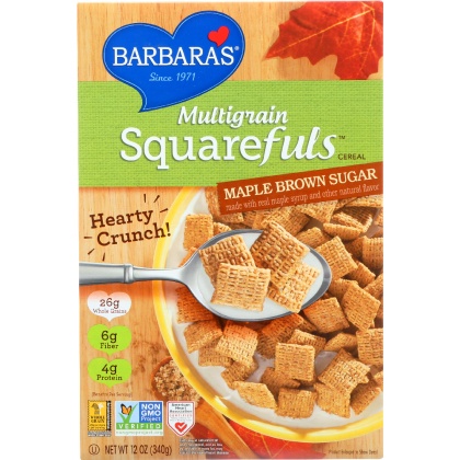 BARBARAS: Cereal Maple Brown Sugar, 12 oz