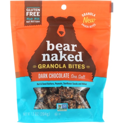 BEAR NAKED: Granola Bites Dark Chocolate Sea Salt 7.2 Oz