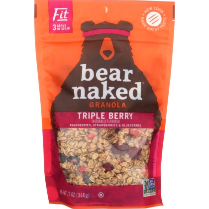 BEAR NAKED: Triple Berry Fit Granola, 12 oz