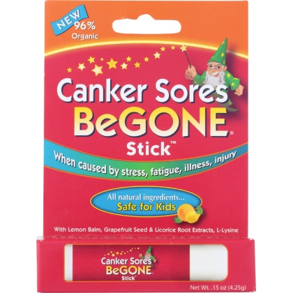 BEGONE: Canker Sores Begone Stick, 0.15 oz