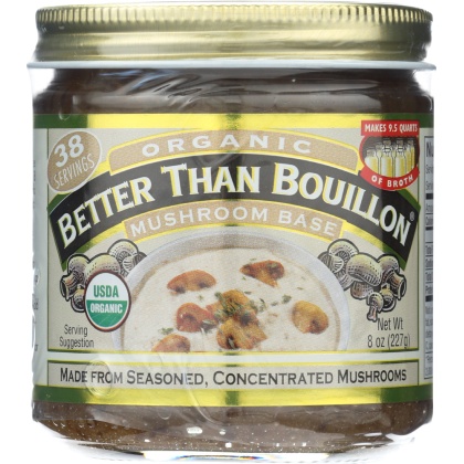 BETTER THAN BOUILLON: Base Mushroom Organic, 8 oz