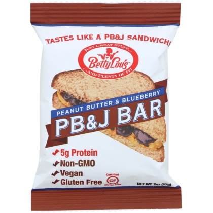 BETTY LOUS: PB&J Bar Blueberry, 2 oz