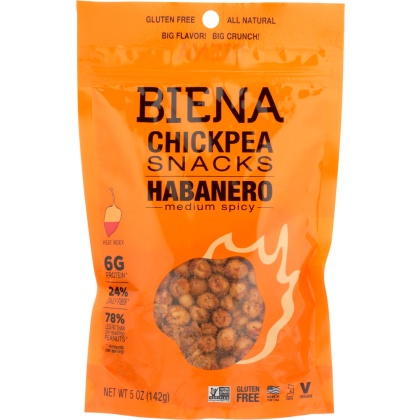 BIENA: Habanero Roasted Chickpea, 5 oz