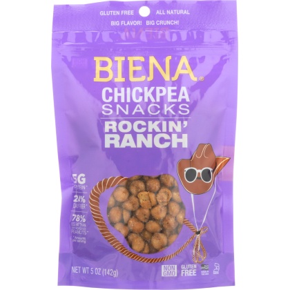 BIENA: Rockin\' Ranch Chickpea Snacks, 5 oz