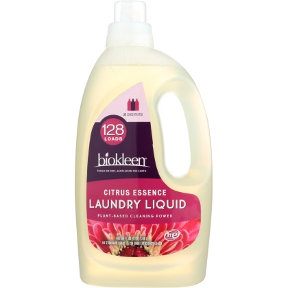 BIO KLEEN: Laundry Liquid Citrus Essence, 64 oz