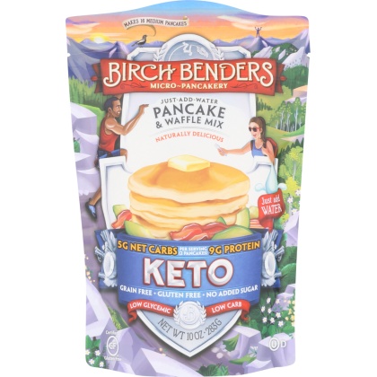 BIRCH BENDERS: Keto Pancake & Waffle Mix, 14 oz