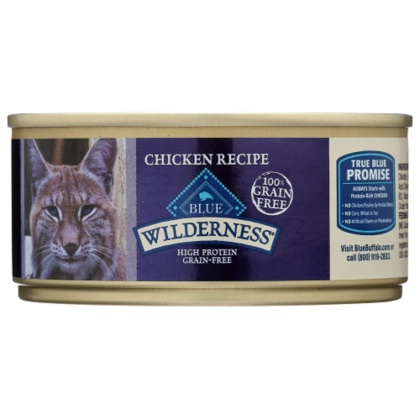 BLUE BUFFALO: Wilderness Adult Cat Food Chicken Recipe, 5.50 oz