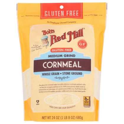 BOB\'S RED MILL: Gluten Free Medium Grind Cornmeal, 24 oz