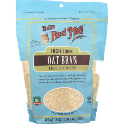 BOB\'S RED MILL: High Fiber Oat Bran Hot Cereal, 18 oz
