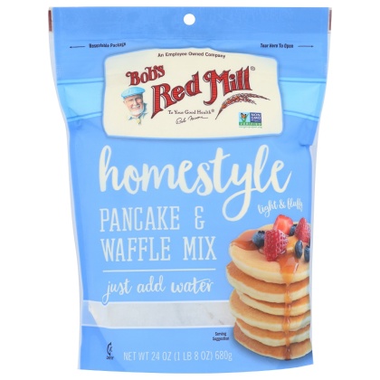 BOB\'S RED MILL: Homestyle Pancake & Waffle Mix, 24 oz