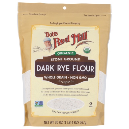 BOB\'S RED MILL: Organic Dark Rye Flour, 20 oz