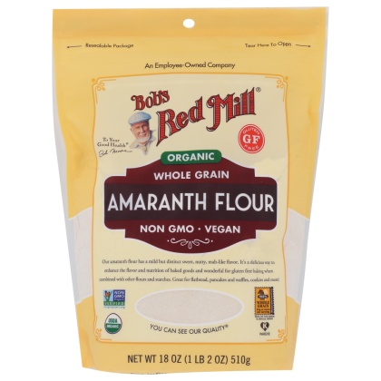 BOB\'S RED MILL: Organic Whole Grain Amaranth Flour, 18 oz