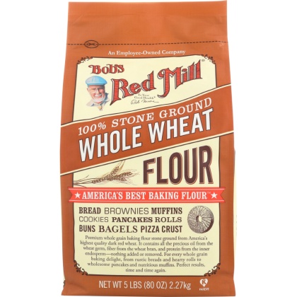 BOB\'S RED MILL: Stone Ground Whole Wheat Flour, 5 lb