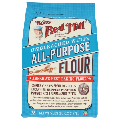 BOB\'S RED MILL: Unbleached All-Purpose White Flour, 5 lb