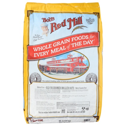 BOBS RED MILL: Rolled Oats Gluten Free, 25 lb