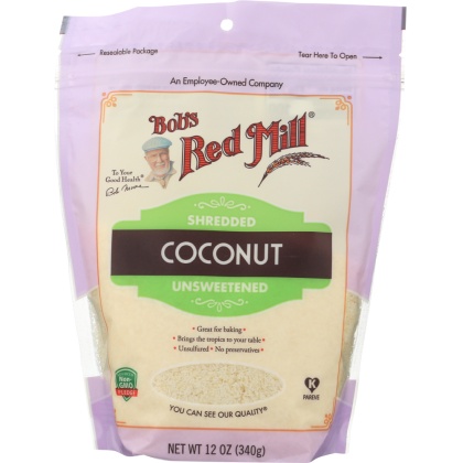 BOBS RED MILL: Shredded Coconut, 12 oz