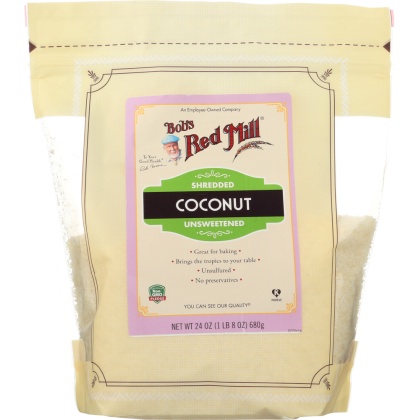 BOBS RED MILL: Shredded Coconut, 24 oz