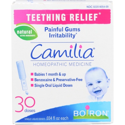 BOIRON: Camilia Teething Relief Homeopathic Medicine, 30 doses