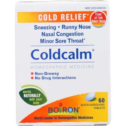 BOIRON: Coldcalm Homeopathic Cold Medicine, 60 Tablets