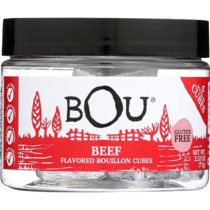 BOU BRANDS: Bouillon Cubes Beef Flavored, 2.53 oz