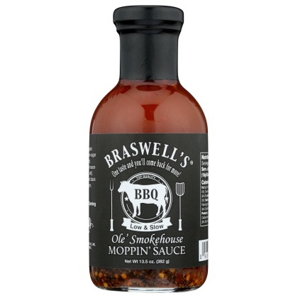 BRASWELL: BBQ Sauce Smokehouse, 12 fo