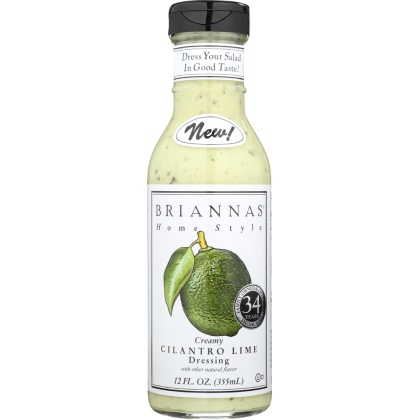 BRIANNAS: Creamy Cilantro Lime Dressing, 12 oz