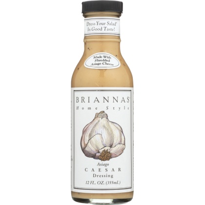 BRIANNAS: Homestyle Asiago Caesar Dressing, 12 oz