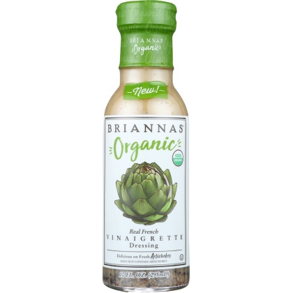 BRIANNAS: Organic Real French Vinaigrette Dressing, 10 oz