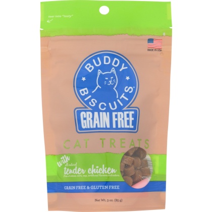 BUDDY BISCUITS: Tender Chicken Cat Treats, 3 oz