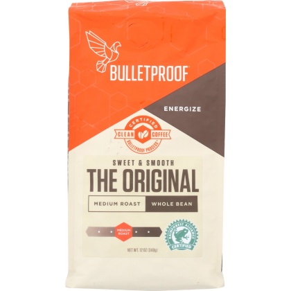 BULLETPROOF: Coffee Whole Bean, 12 oz