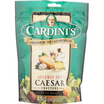 CARDINI\'S: Gourmet Cut Caesar Croutons, 5 oz