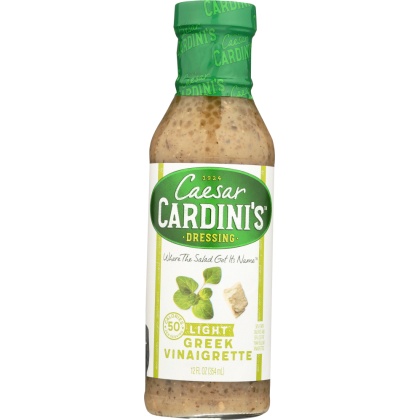 CARDINI\'S: Light Greek Vinaigrette Dressing, 12 oz