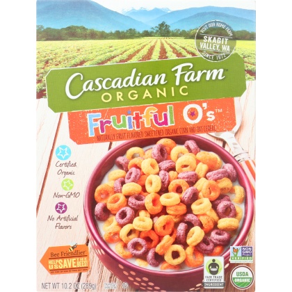 CASCADIAN FARM: Fruitful O\'s Cereal, 10.2 oz