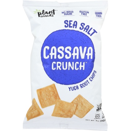 CASSAVA CRUNCH: Yuca Root Chips Sea Salt 5 Oz