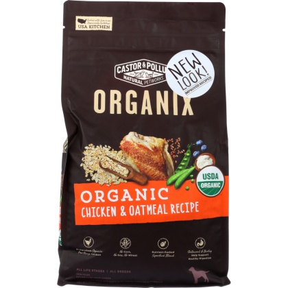 CASTOR & POLLUX: Organix Organic Chicken & Oatmeal Recipe 4 Lb