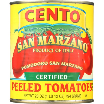 CENTO: Certified Peeled Tomatoes with Basil Leaf, 28 oz