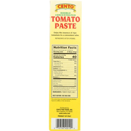 CENTO: Double Concentrated Tomato Paste, 4.56 oz