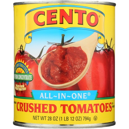 CENTO: Tomato Chunky Crashed, 28 oz