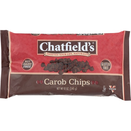 CHATFIELDS: Gluten Free Carob Chips, 12 oz