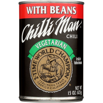 CHILLI MAN: Chili with Beans Vegetarian, 15 oz