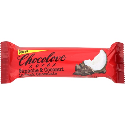 CHOCOLOVE: Dark Chocolate Bar Canache Coconut, 1.41 oz