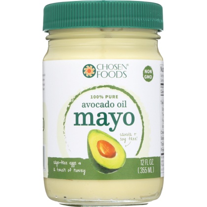 CHOSEN FOODS: 100% Pure Avocado Oil Mayo, 12 oz