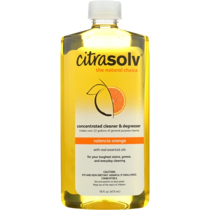 CITRASOLV: Concentrate Cleaner & Degreaser Valencia Orange, 16 oz