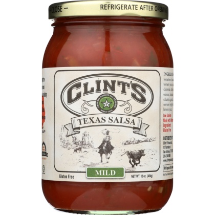 CLINT\'S: Texas Salsa Mild, 16 oz