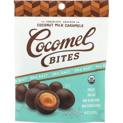 COCOMELS: Cocomels Sea Salt Bites, 3.5 oz