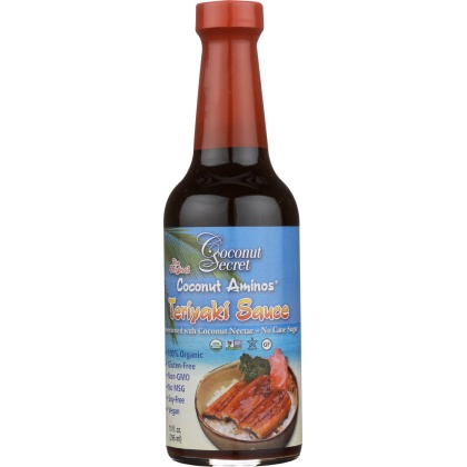 COCONUT SECRET: Coconut Aminos Teriyaki Sauce, 10 oz