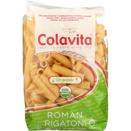 COLAVITA: Pasta Roman Rigatoni Organic, 16 oz