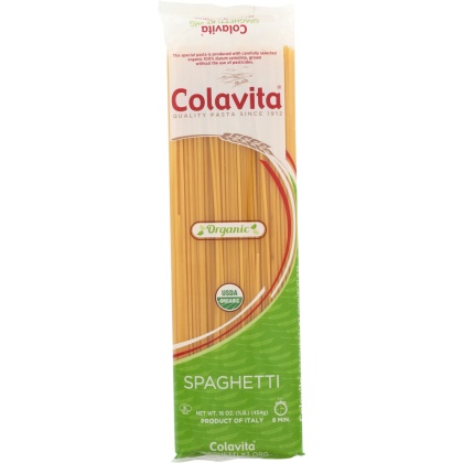 COLAVITA: Pasta Spaghetti Organic, 16 oz