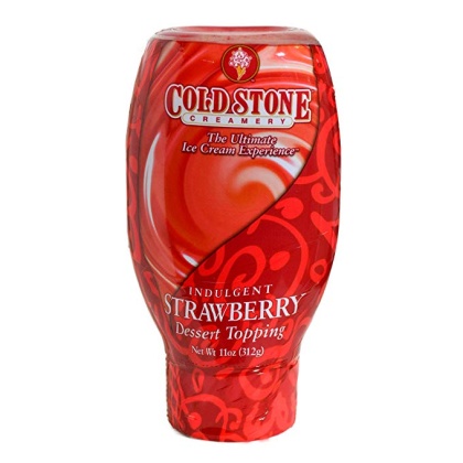 COLD STONE: Dessert Topper Strawberry, 11 oz