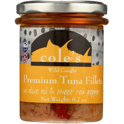 COLES: Tuna Olive Oil With Red Pepper, 6.7 oz